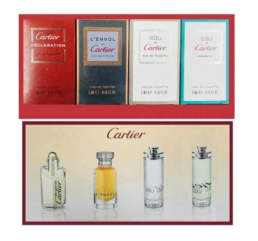 Amazon.com: Cartier 4-Piece Mini Variety Set for Men